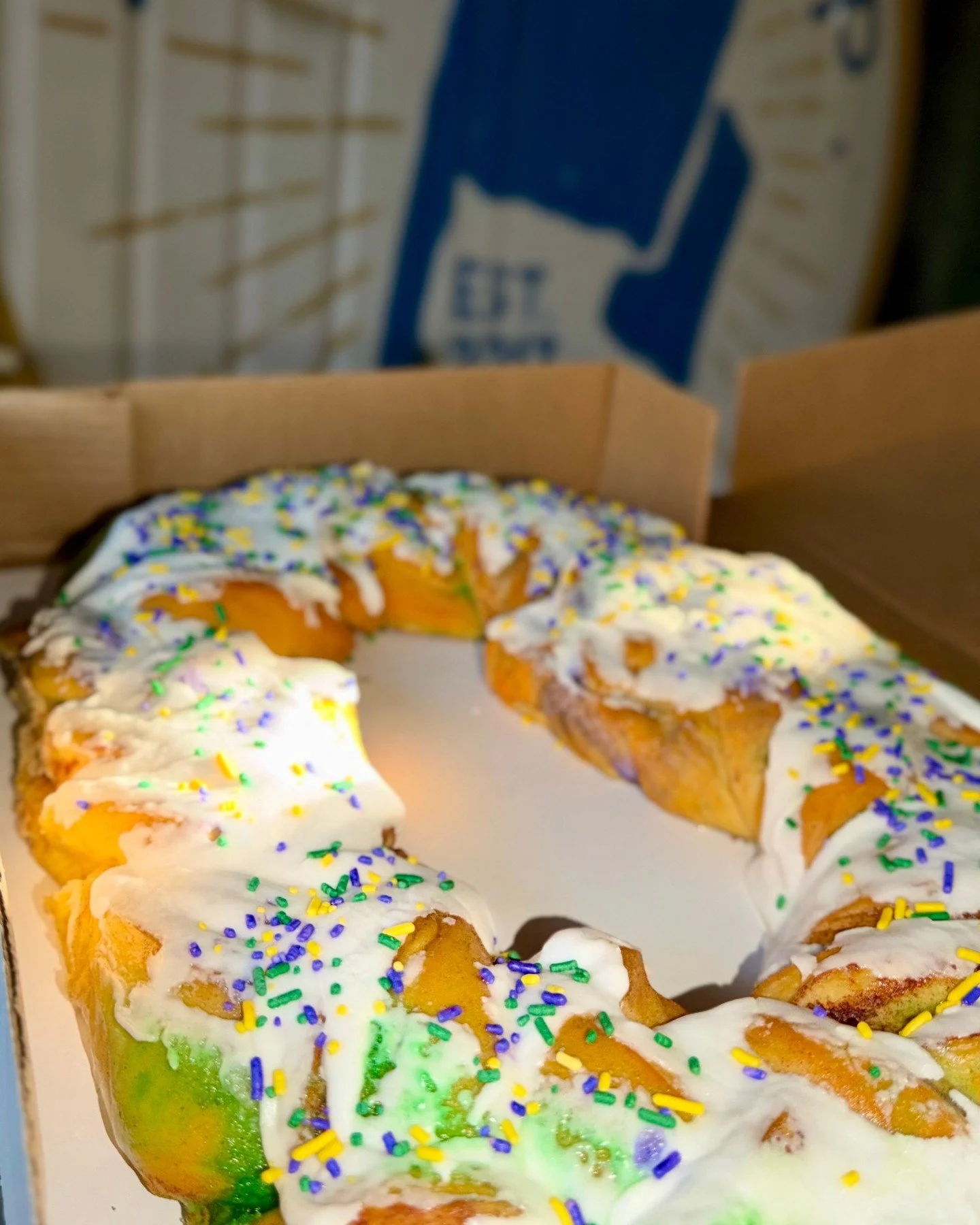 📣👑STRAIGHT FROM NEW ORLEANS, Manny Randazzo's King Cakes are now for sale during carnival season all the way through Mardi Gras! We have them FRESH every week at The Camp! A huge order just came in yesterday 1/20 - get it while you can!!! 

🔗Place