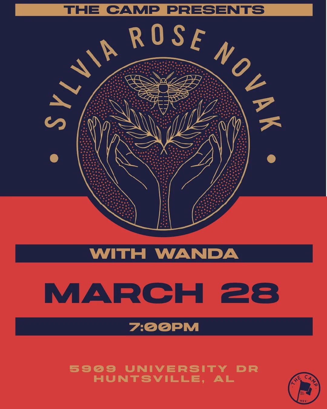 We're stoked to have Sylvia Rose Novak with Wanda back at The Camp on Saturday, 3/28! Doors open at 11am. Show starts at 7pm. Get here early for food and drink specials, stay for the epic music entertainment!!!

Check out more from SRN through the #l