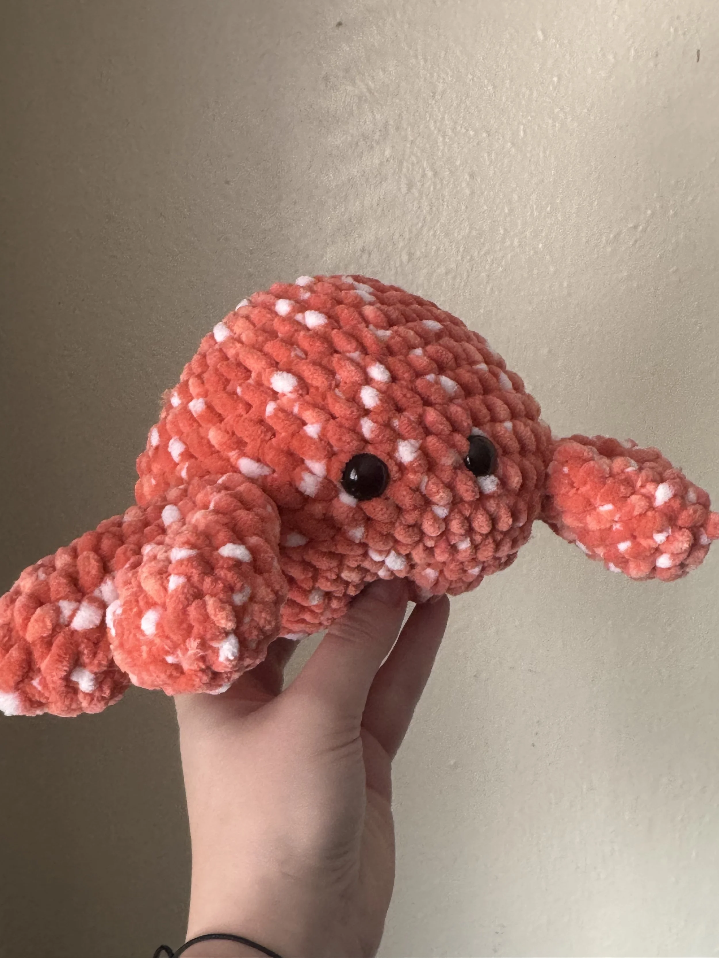 crochet crab stuffie