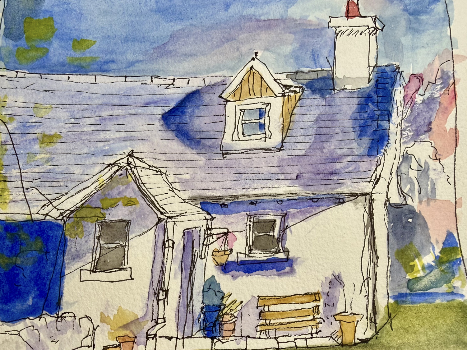 Blue House, by Jeff Harris