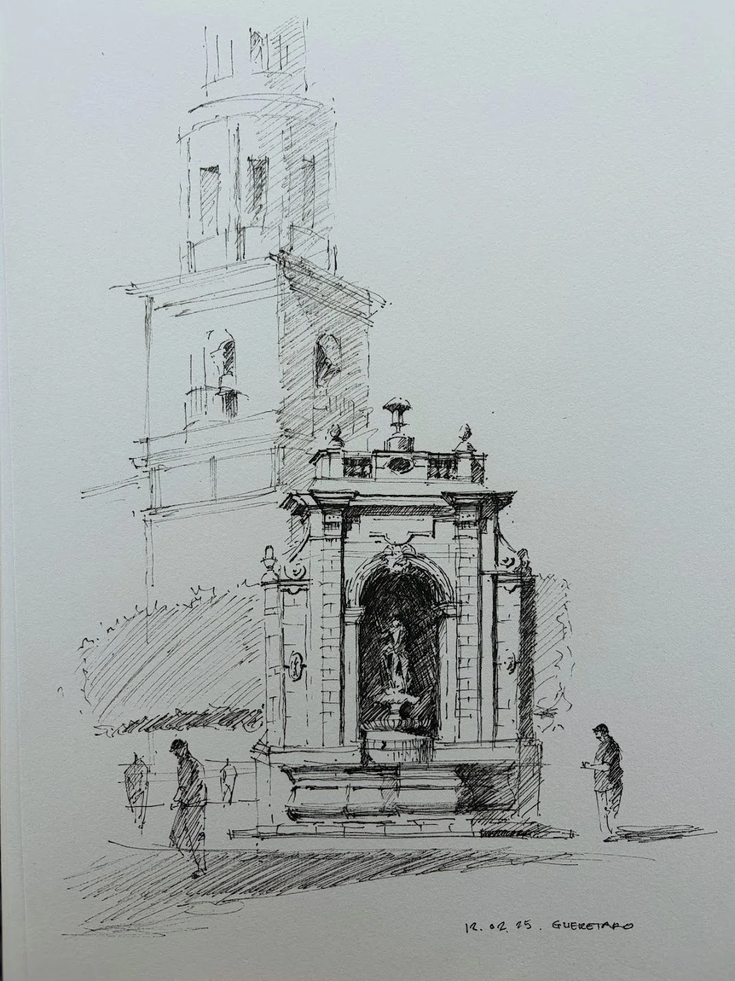 Neptune Fountain, Gueretaro, Mexico