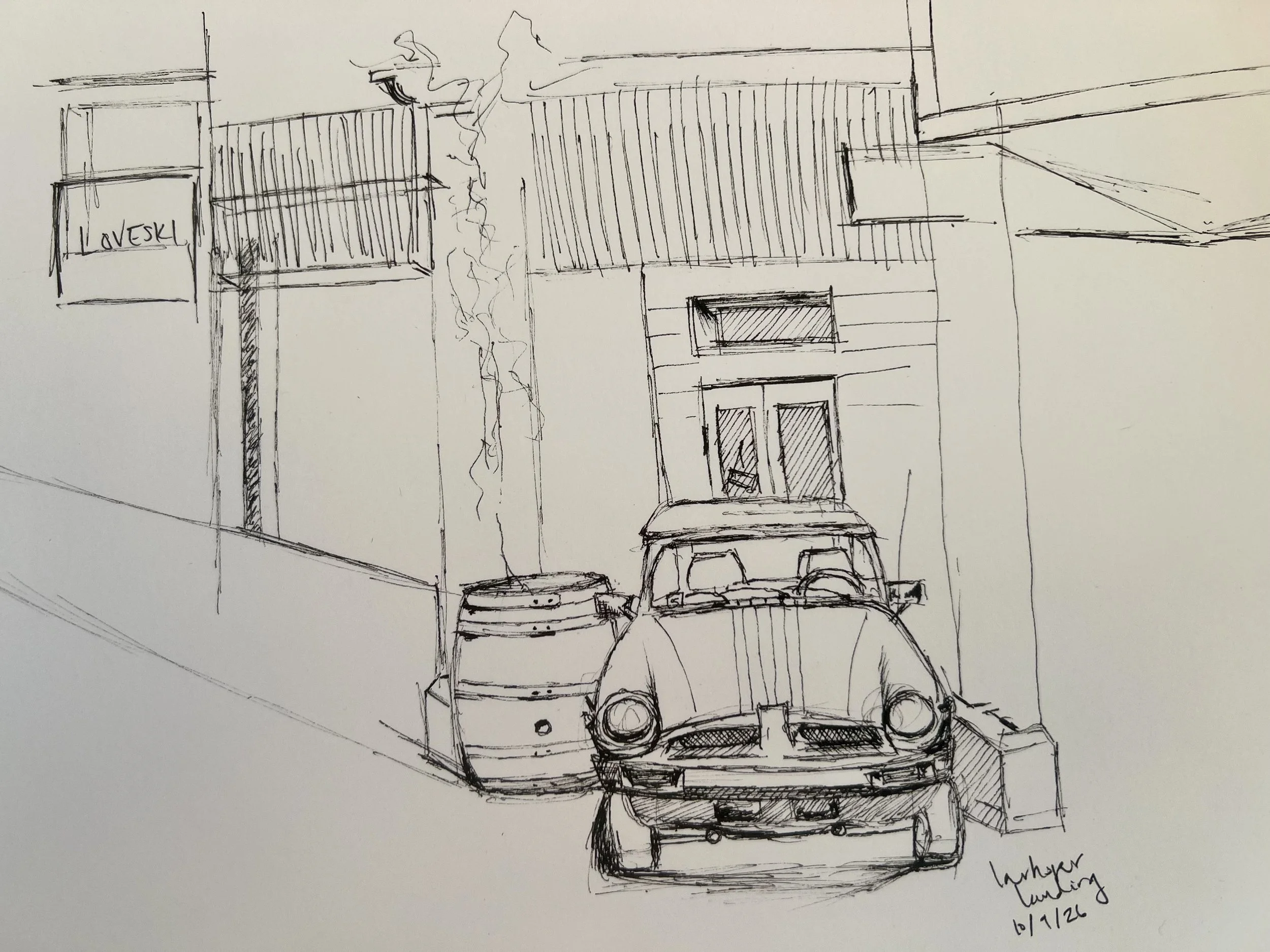 Vintage Car, by Megan Conley