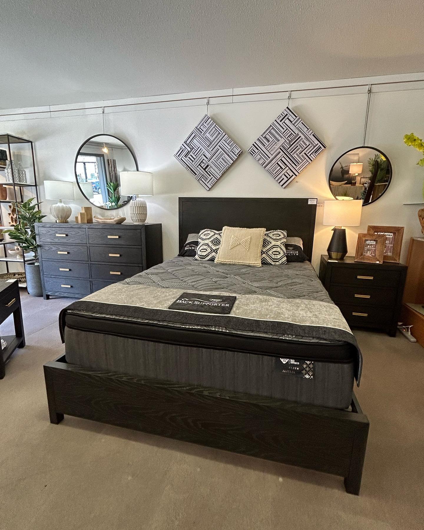 Have you seen our new &lsquo;Fresno&rsquo; #bedroom suite? This #sleek #design is now #featured front and centre on our #showroom floor. It #delivers unmatched #class to any bedroom with #quality and #function to match. Pop in and check it out next t
