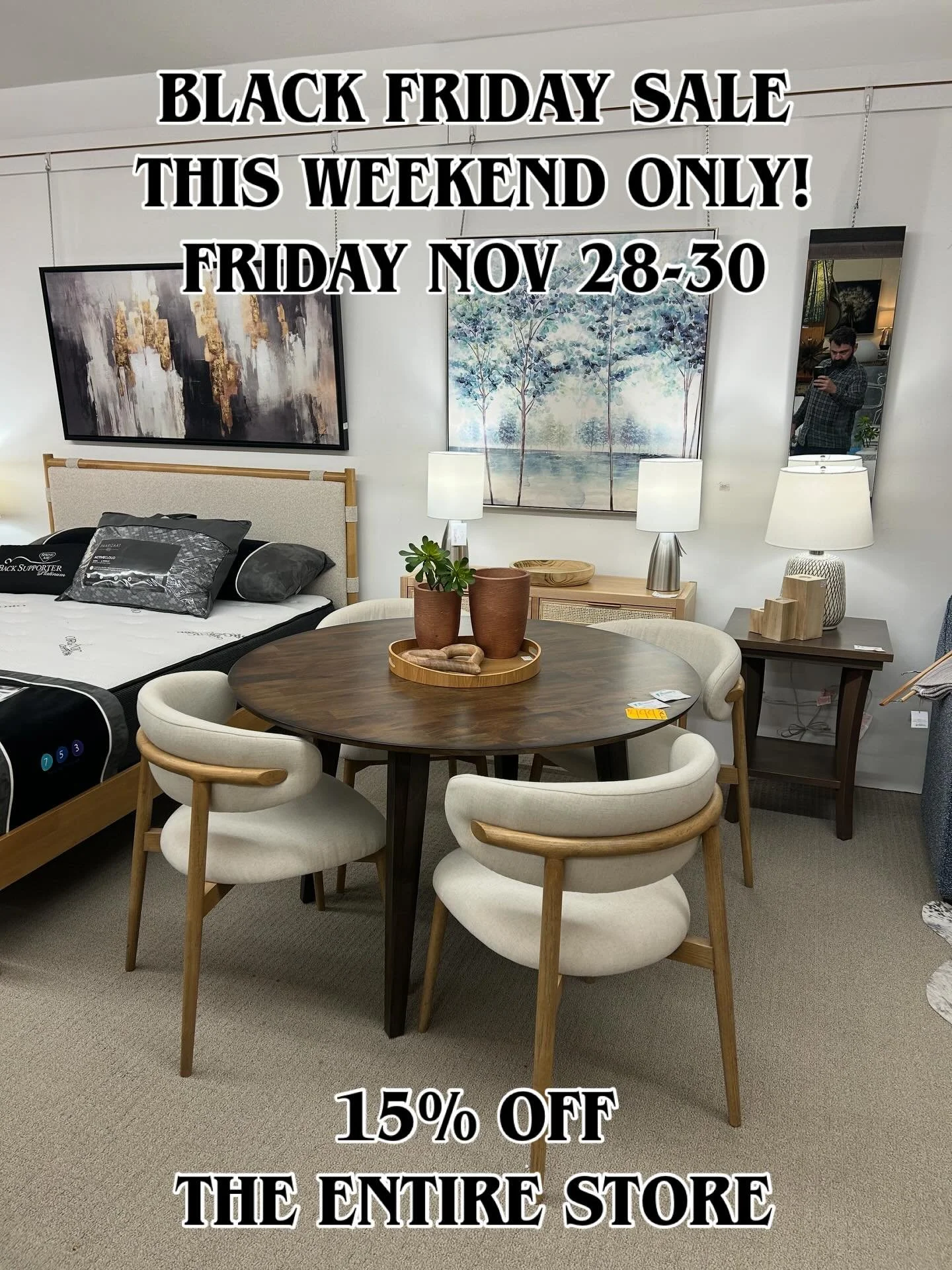 It&rsquo;s finally here!! Black Friday sale on now!! From today Friday November 28th to Sunday November 30 we have some massive in store specials up to 50% off and minimum 15% off the ENTIRE store! Now&rsquo;s your chance to pick up items you&rsquo;v