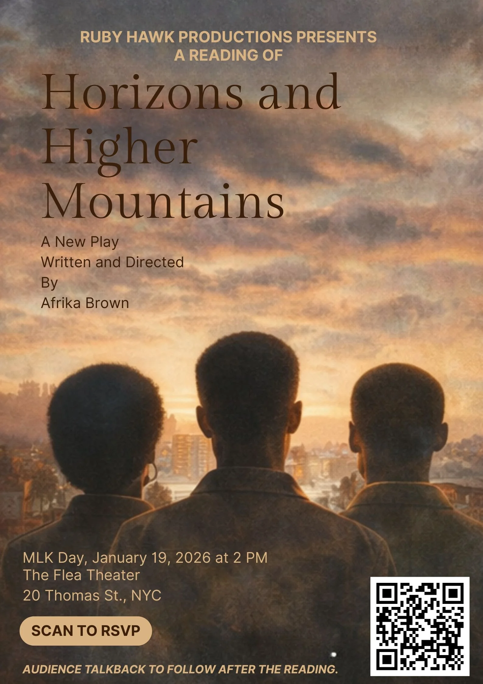 Guest Production: Horizons and Higher Mountains Reading with Live Discussion