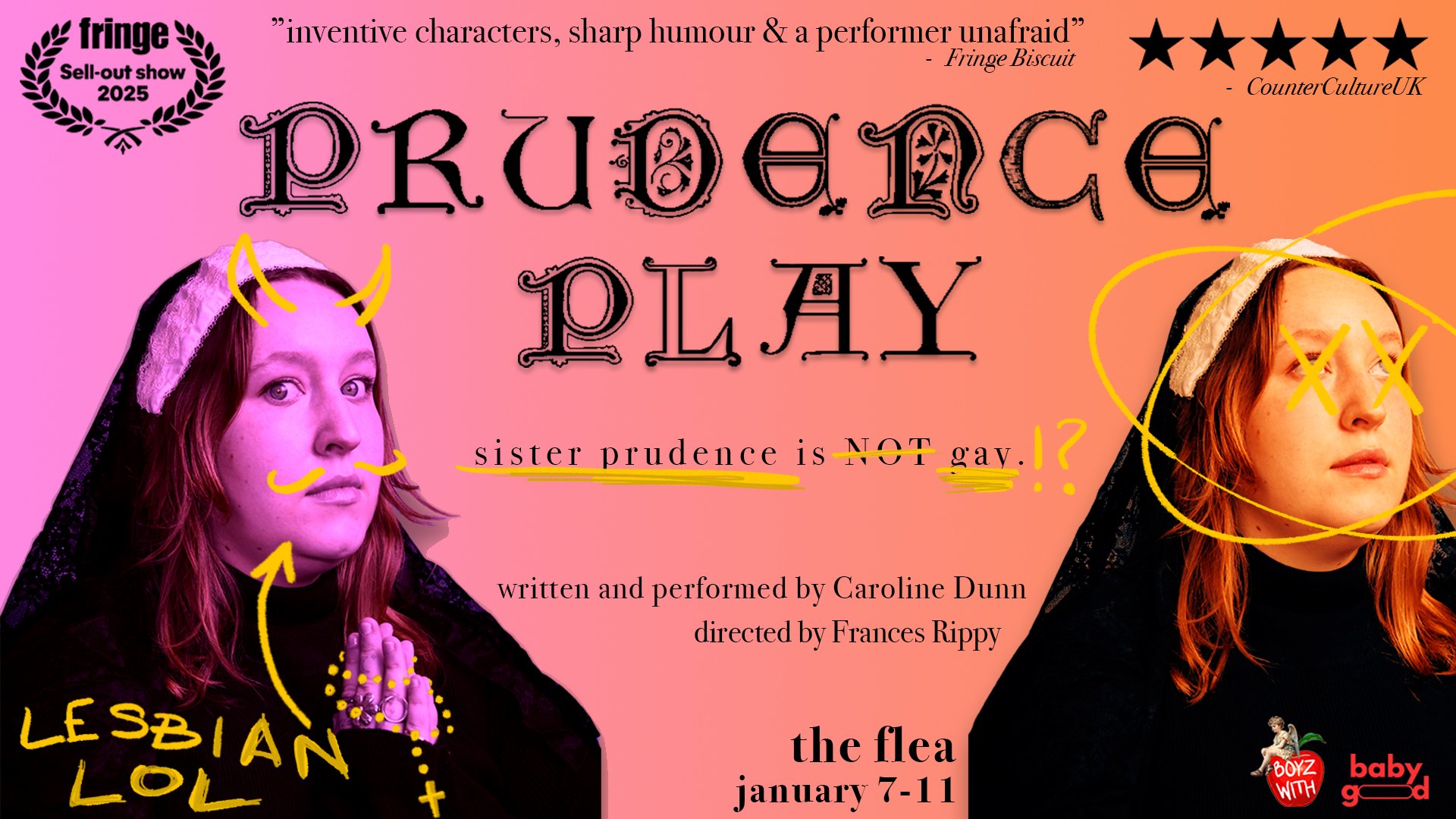 Guest Production: Prudence Play (or Sister Prudence is Not Gay!) — The Flea