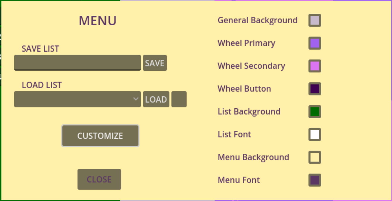 The Wheel — Grape Jelly Games