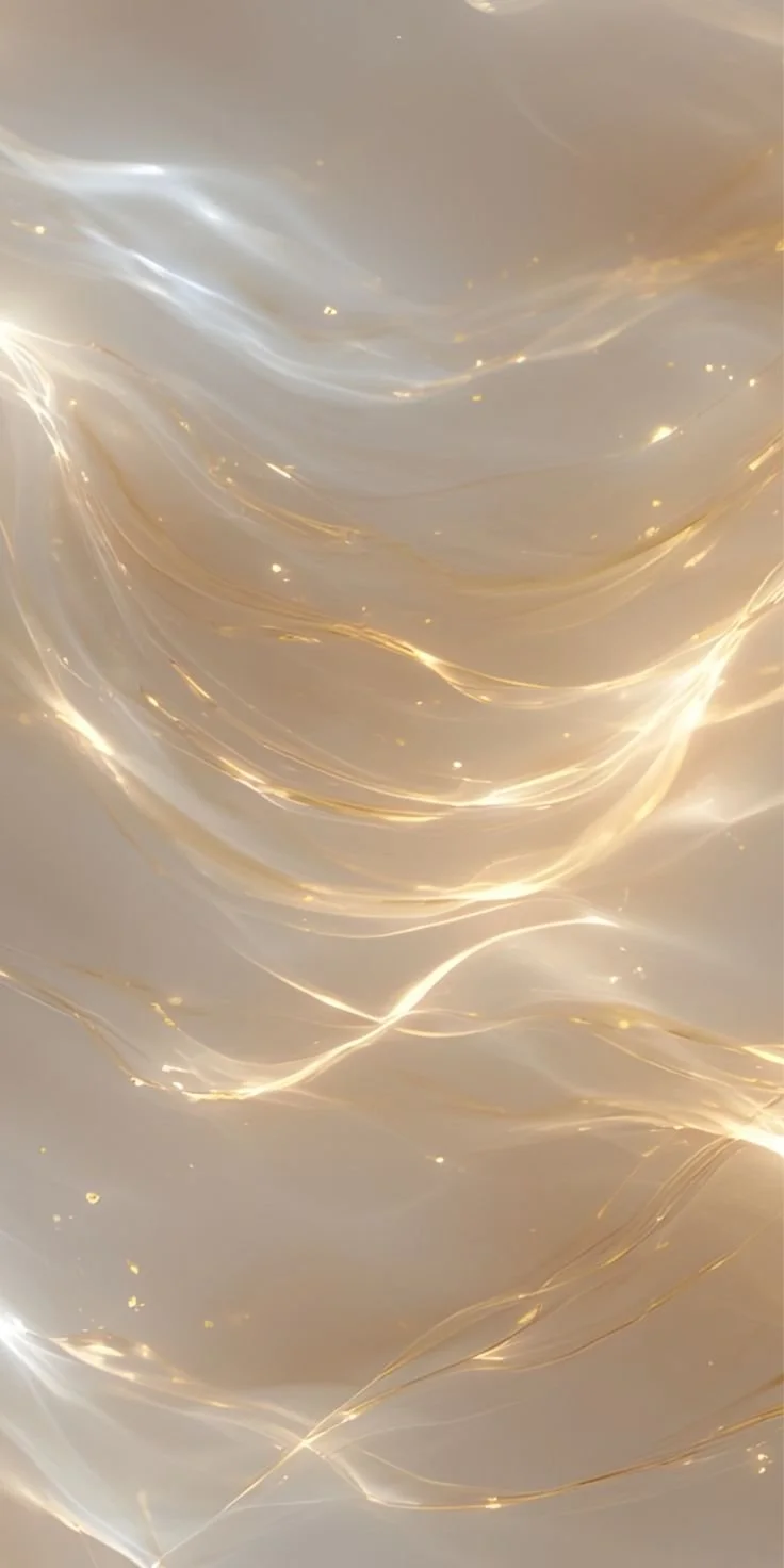 Ethereal golden waves decorative image