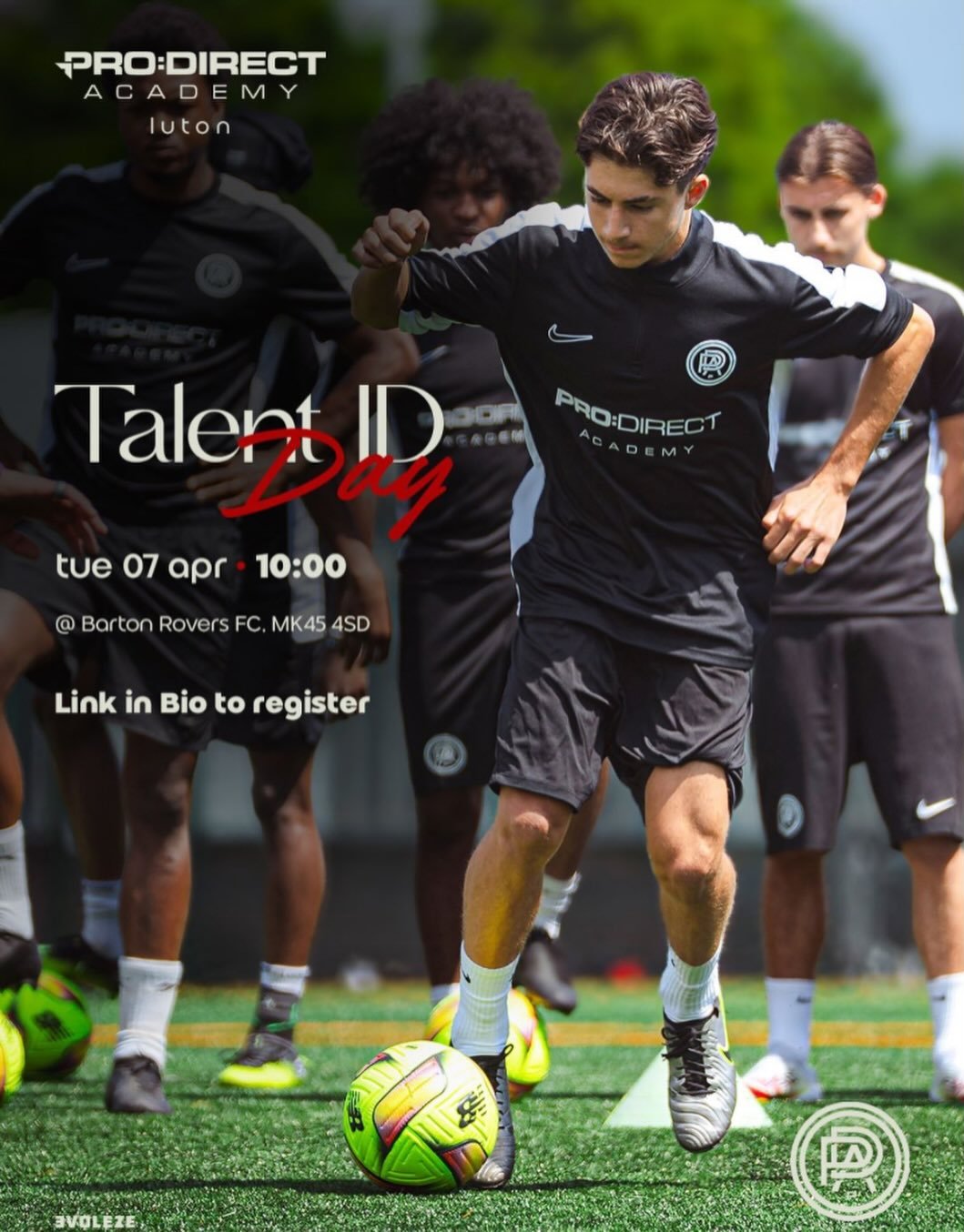 🚨TALENT ID DAY 🚨

Still looking for a football college program for next year? 

Train and study like a full time student athlete at @prodirectacademy_luton 

Send them a DM to book your space now 📥

#footballtrials #footballacademy #pftrials