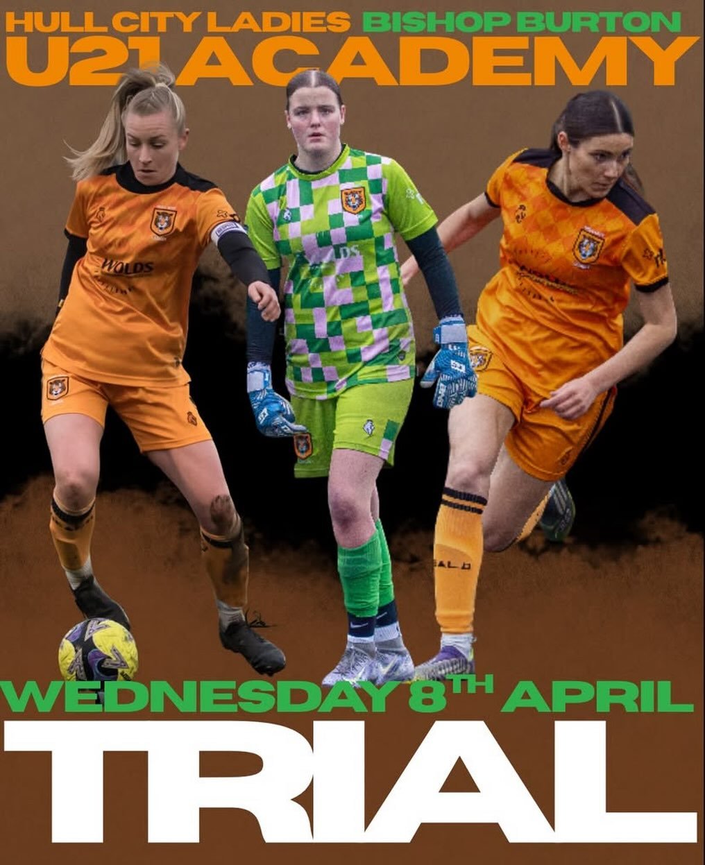 @hullcityladiesfc U21 Academy - 2026/27 Season ⚽️

Players with JPL, PGA and RTC/ETC experience - take your next steps with their U21 Academy side

A Full Time football programme based out of Bishop Burton College 📚

Sign Up for their  trial day
htt