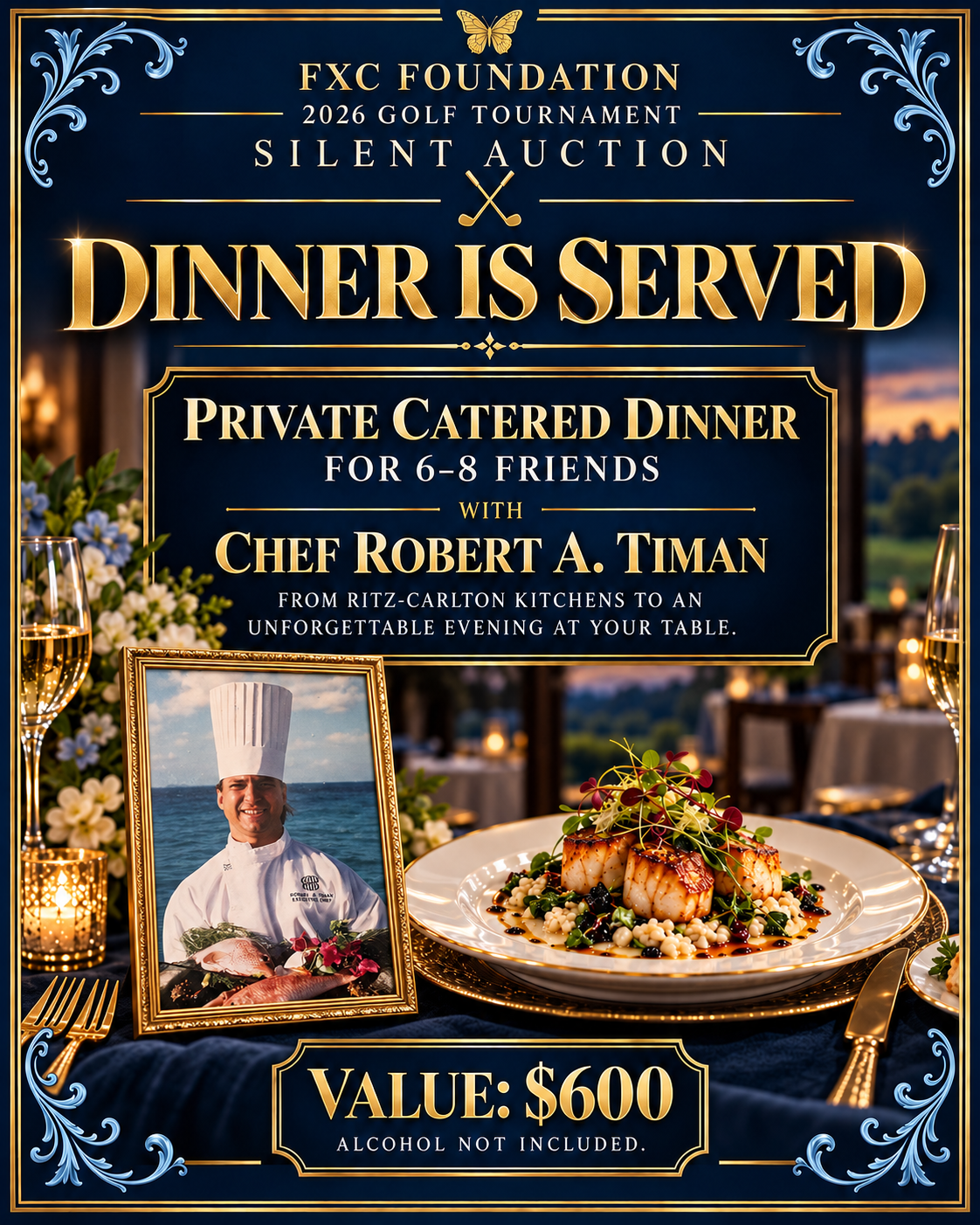 Dinner is Served- Private Chef Experience