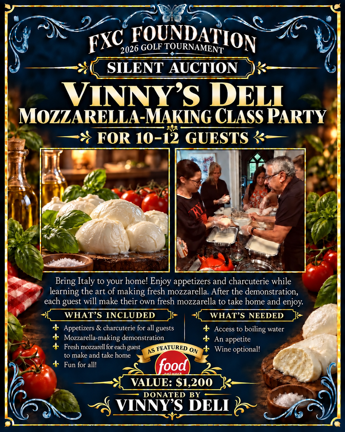 Vinny's Deli Mozzarella Party