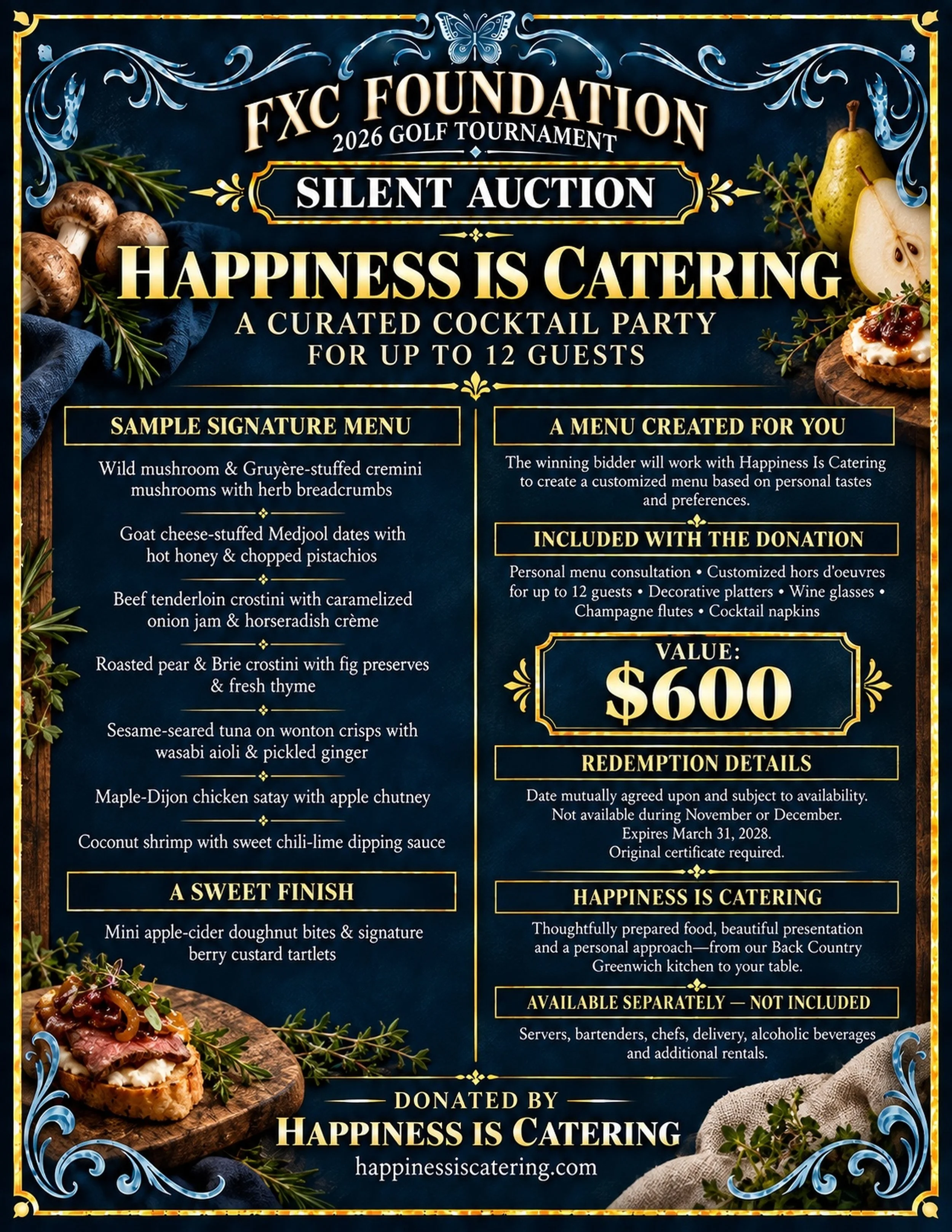 Happiness Is Catered Cocktail Party