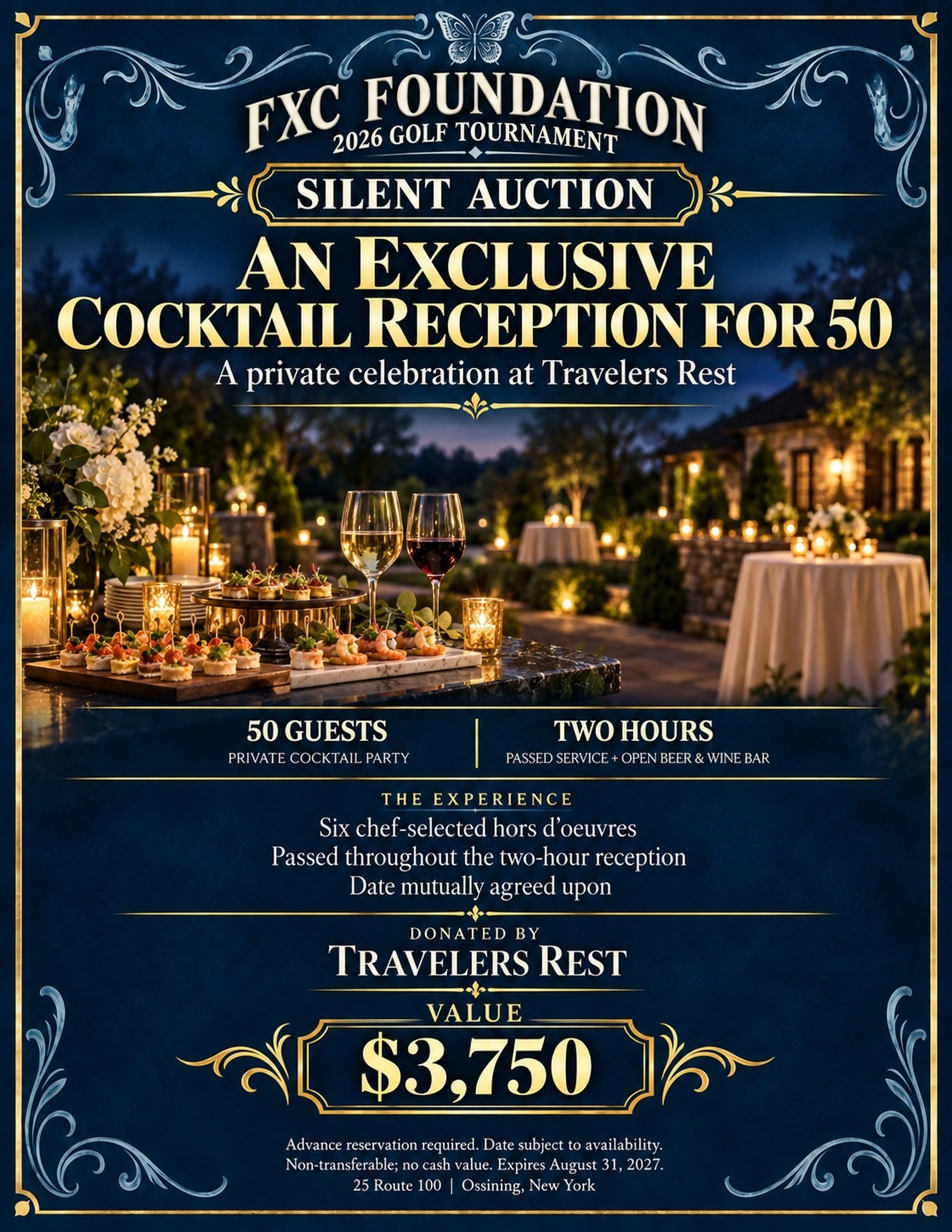 An Exclusive Cocktail Reception for 50