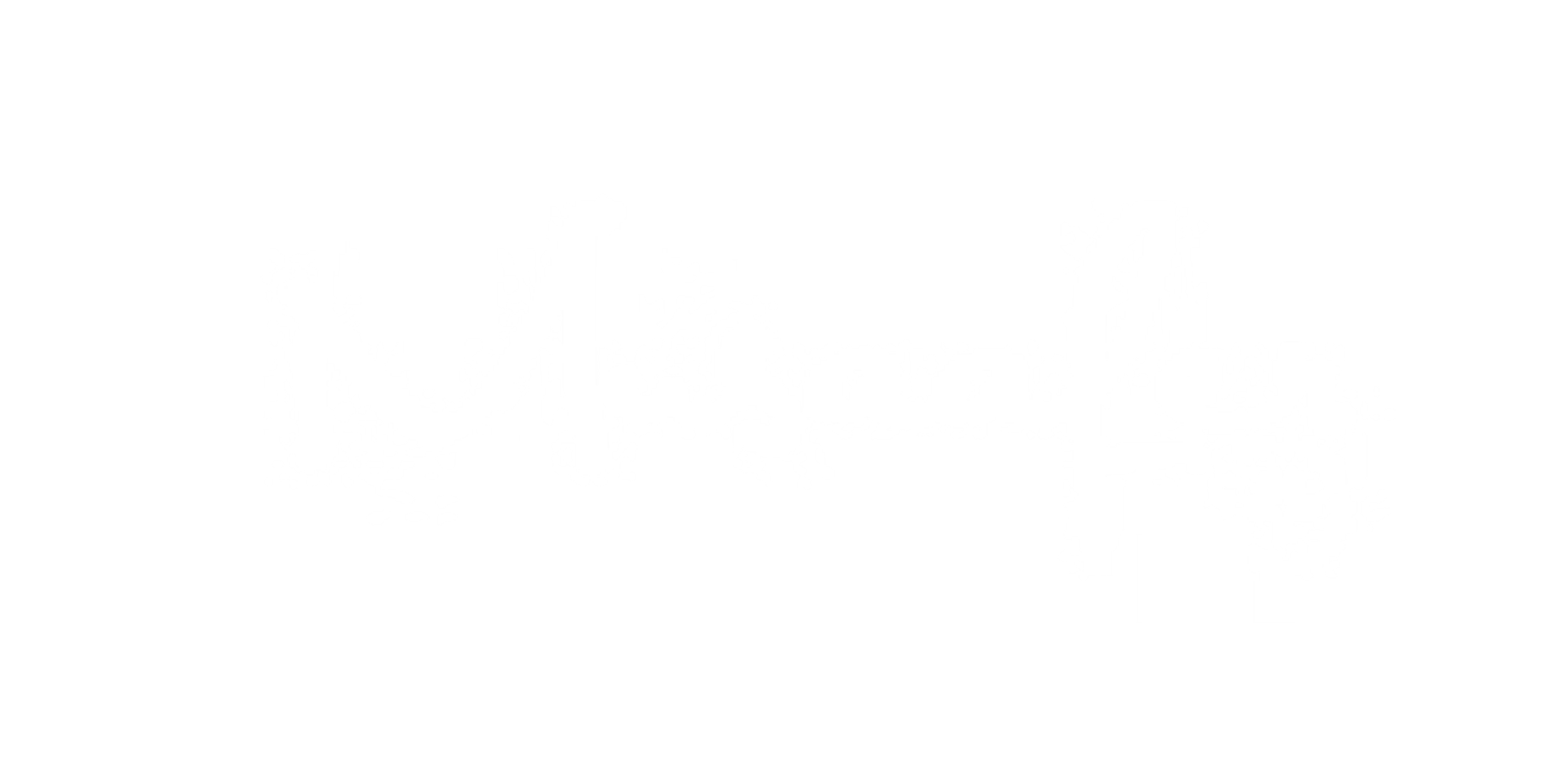 Stylized white text on black background spelling 'and' with decorative elements