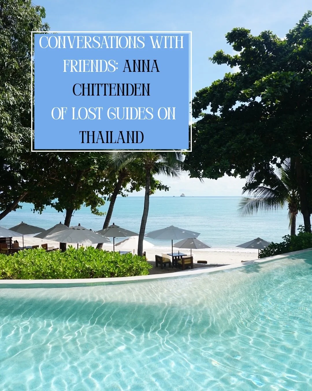 I connected with @lostguides to talk about family travel to Thailand, full conversation on the site