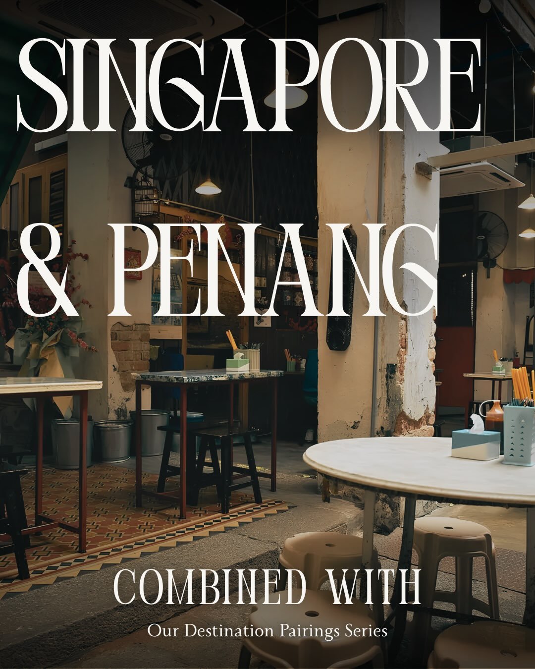 Our collection consists of fantastic partners in Thailand and Japan but because our heart's all over Asia we've created a new series about how to combine different destinations throughout the region- starting with Singapore and Penang