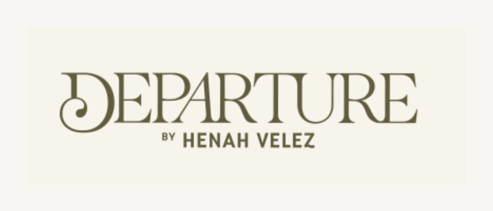 "Departure" logo.