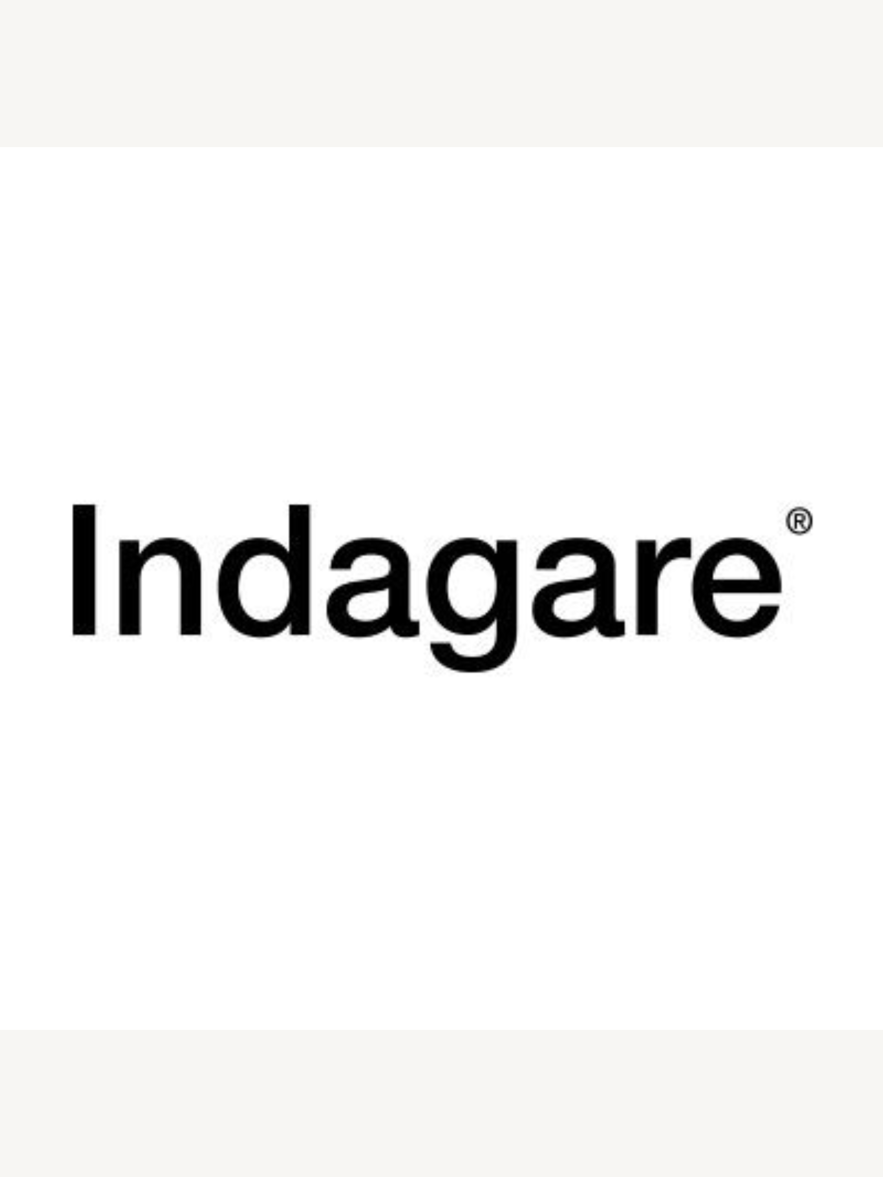 "Indagare" logo.