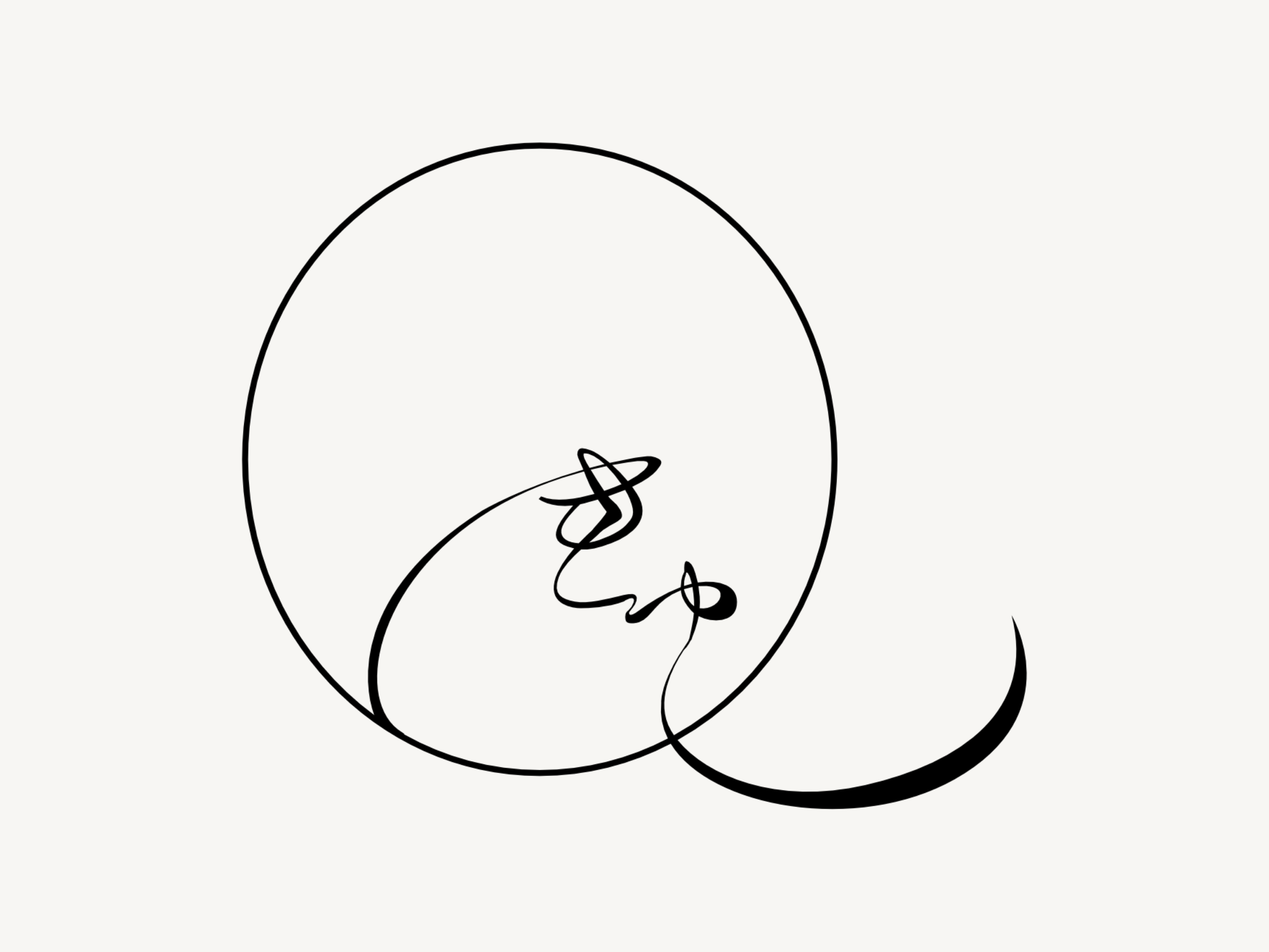 "Q, Inc." logo.