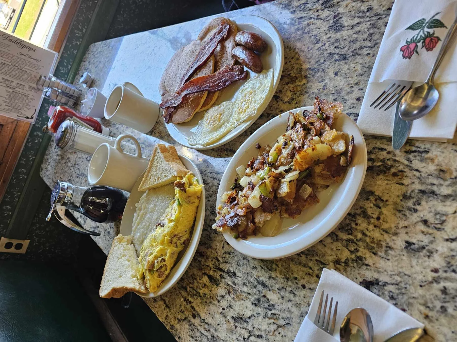 Daddypops Diner Breakfast
