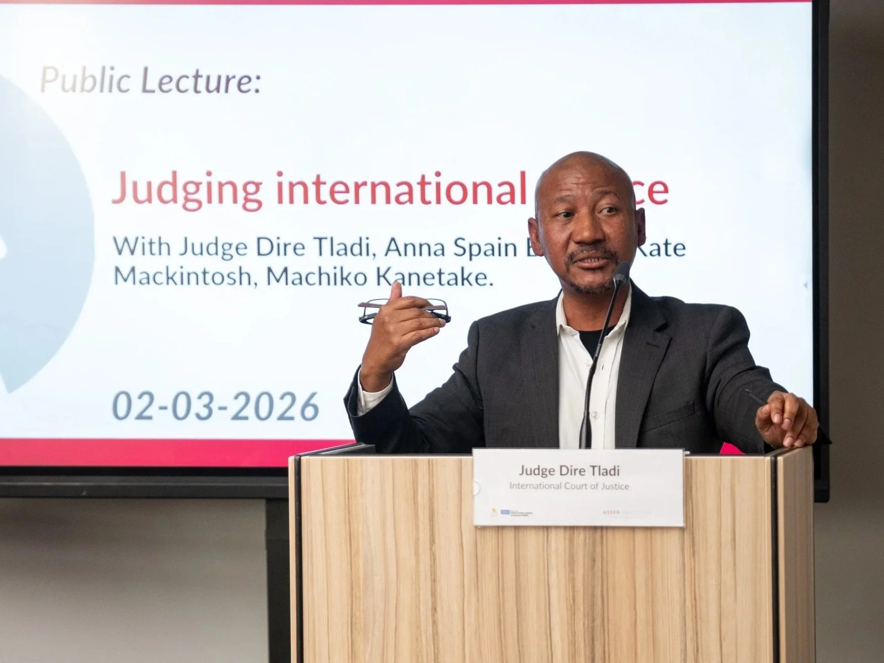 Judging International Justice Lecture with Judge Dire Tladi