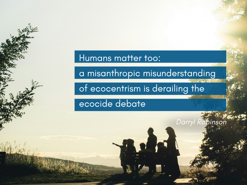Humans Matter Too!