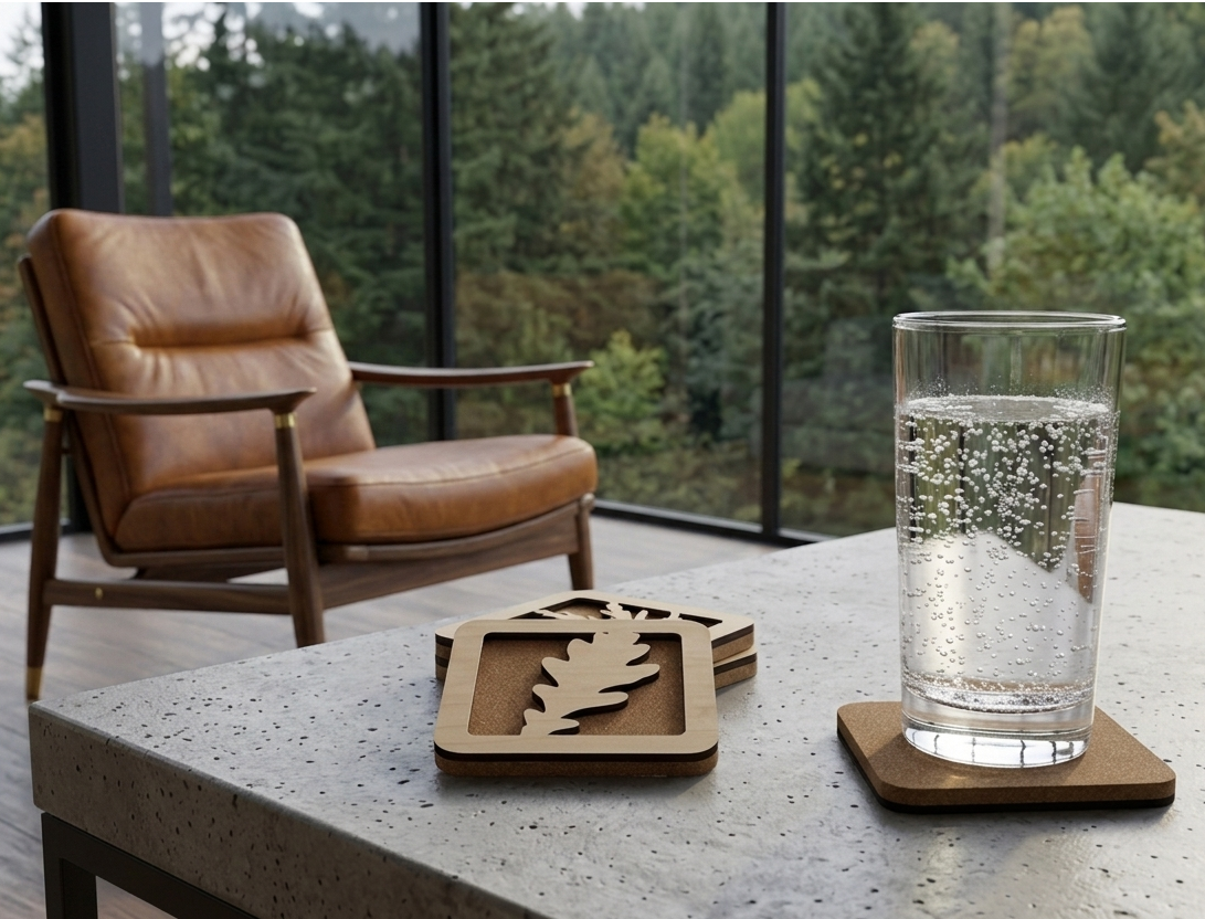 Tree Leaf Coasters