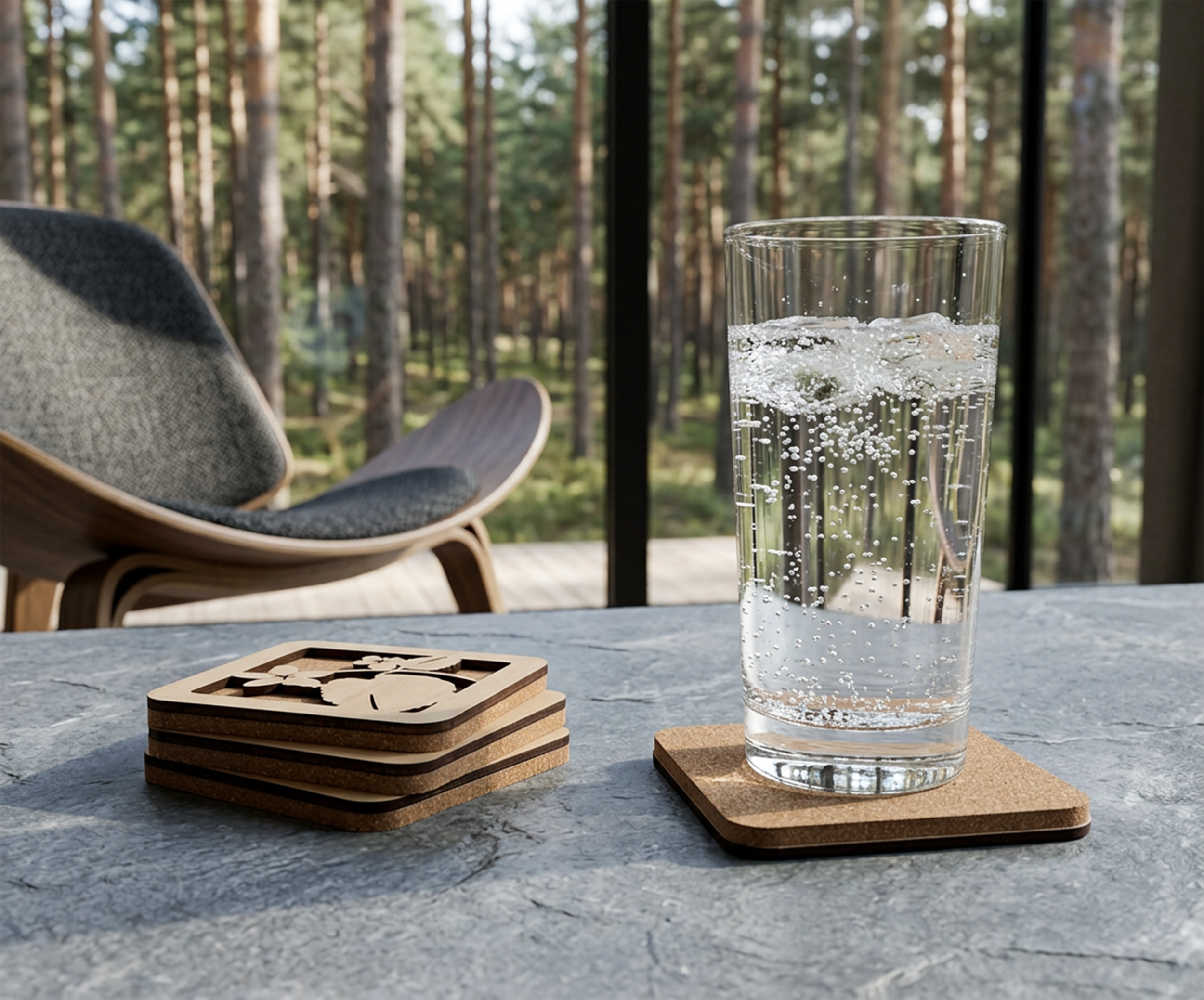 PNW Wildflower Coasters
