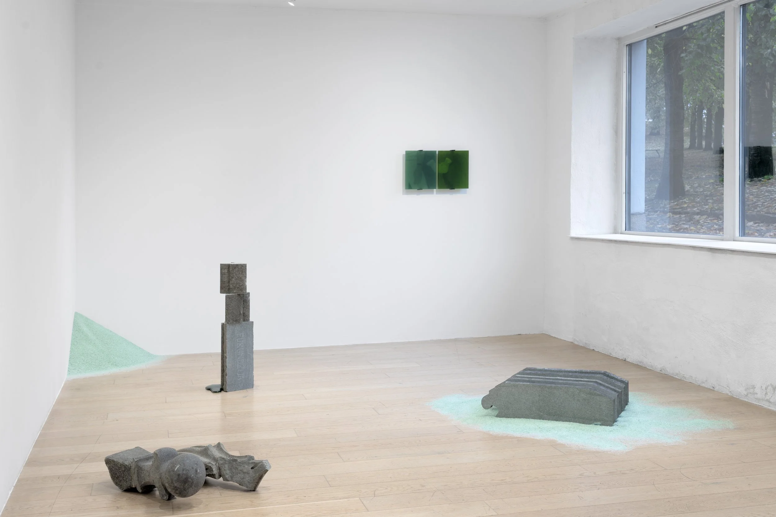 Photo: Jon Gorospe, from the exhibition Laurensius Celvi anus Petri at Skog art space, Oslo, 2026.