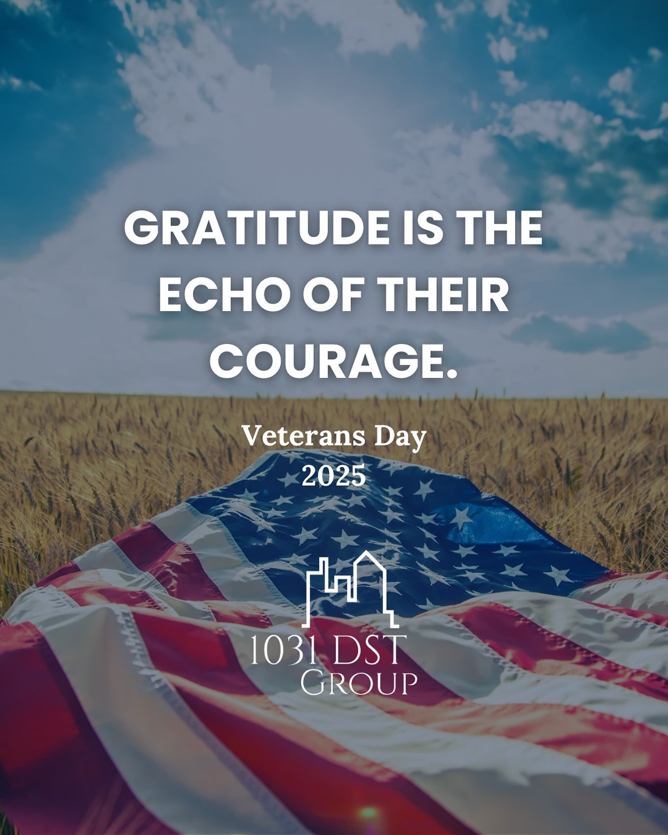 In remembrance of those who served and the families who stand beside them. 🇺🇸

Your courage and sacrifice continue to inspire the values we live and work by honor, integrity, and service beyond self.

From all of us at #1031DSTGroup: thank you.