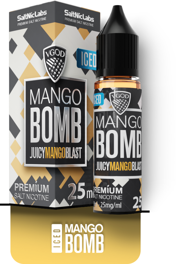 mango bomb vape juice 120mL E-liquid | Smoke Smart