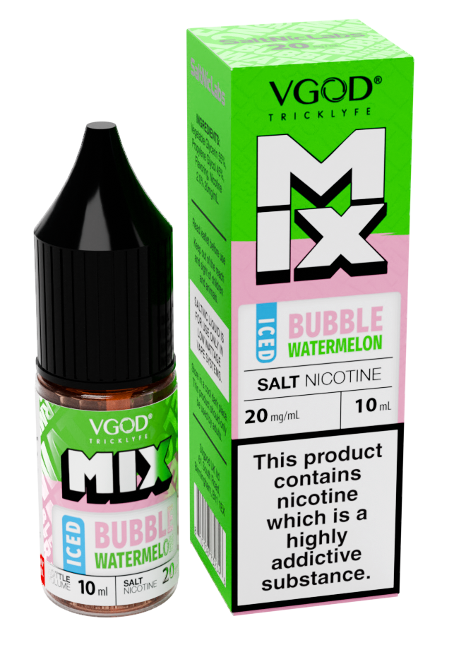 VGOD Mix Iced Bubble Watermelon SaltNic