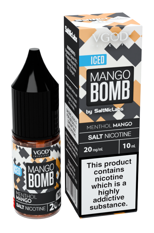 VGOD ELiquid ICED Mango Bomb SaltNic
