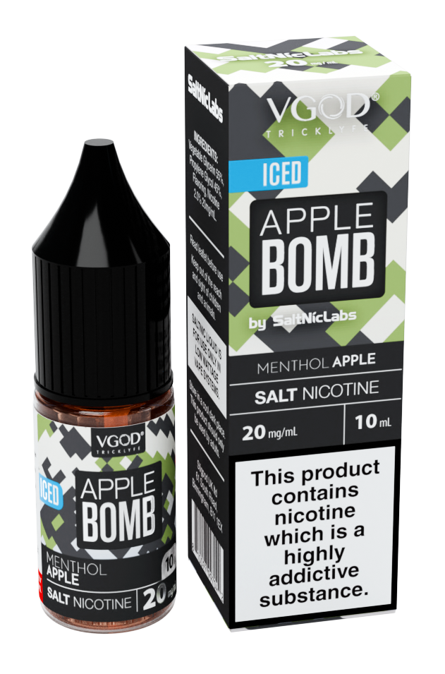 VGOD ELiquid ICED Apple Bomb SaltNic