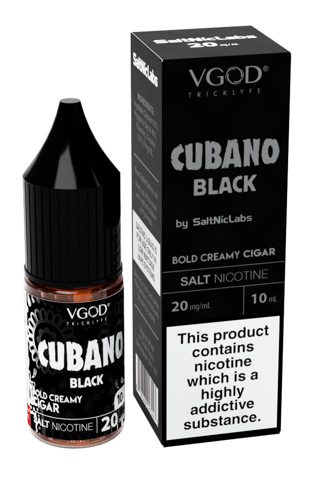 VGOD ELiquid Cubano Black SaltNic