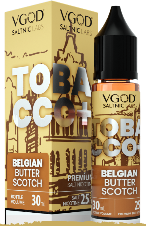 VGOD ELiquid Tobacco Plus Belgian Butterscotch SaltNic