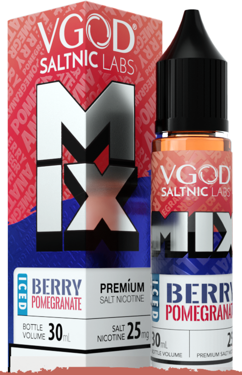 VGOD ELiquid ICED Berry Pomegranate MIX SaltNic