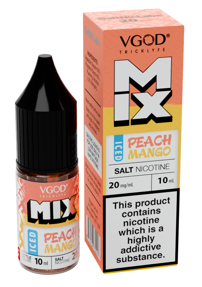 VGOD MIX Iced Peach Mango SaltNic