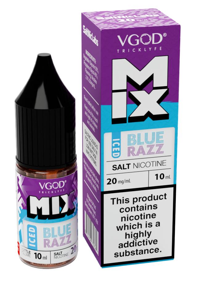 VGOD MIX Iced Blue Razz SaltNic