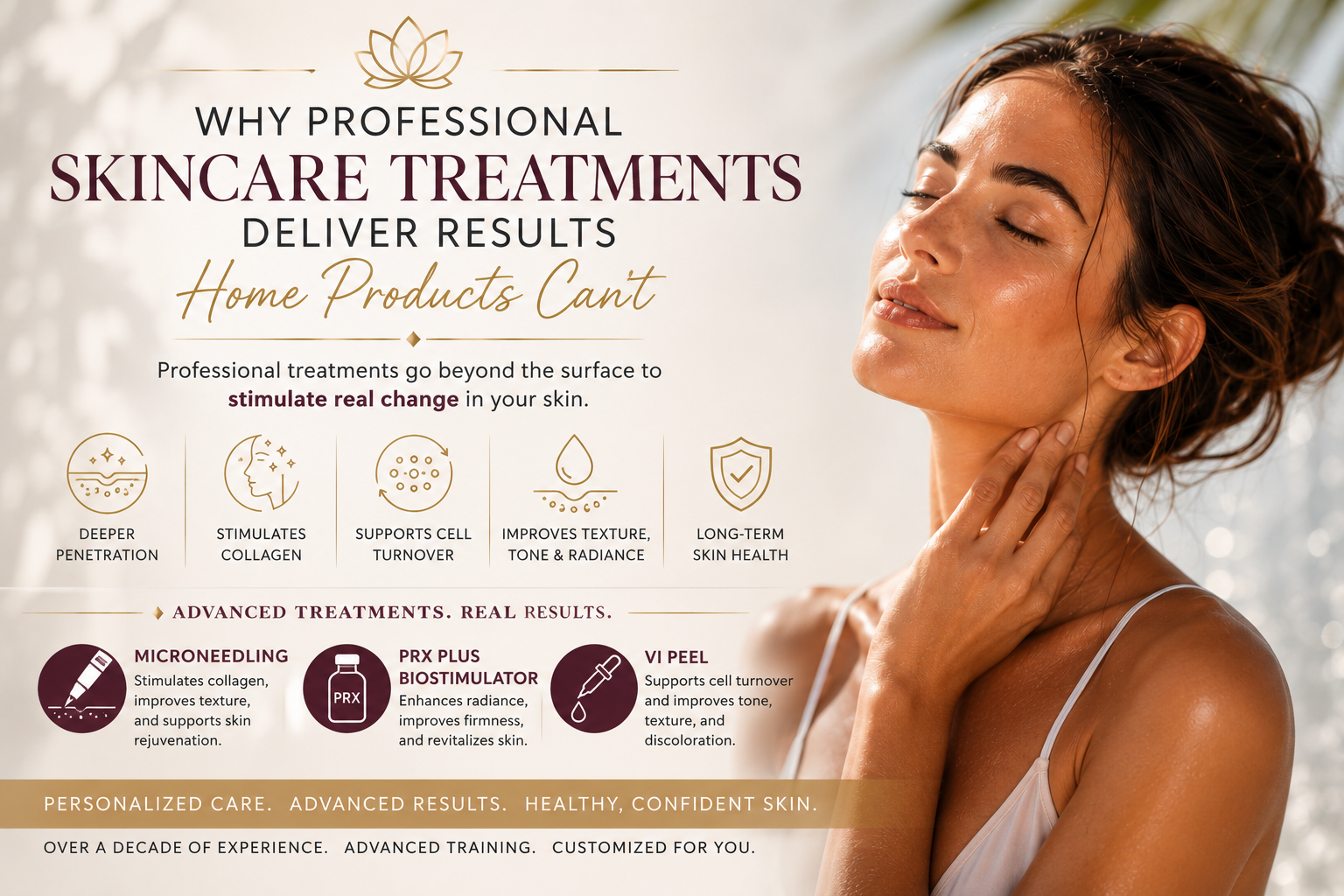 Why Professional Skincare Treatments Deliver Results Home Products Can't