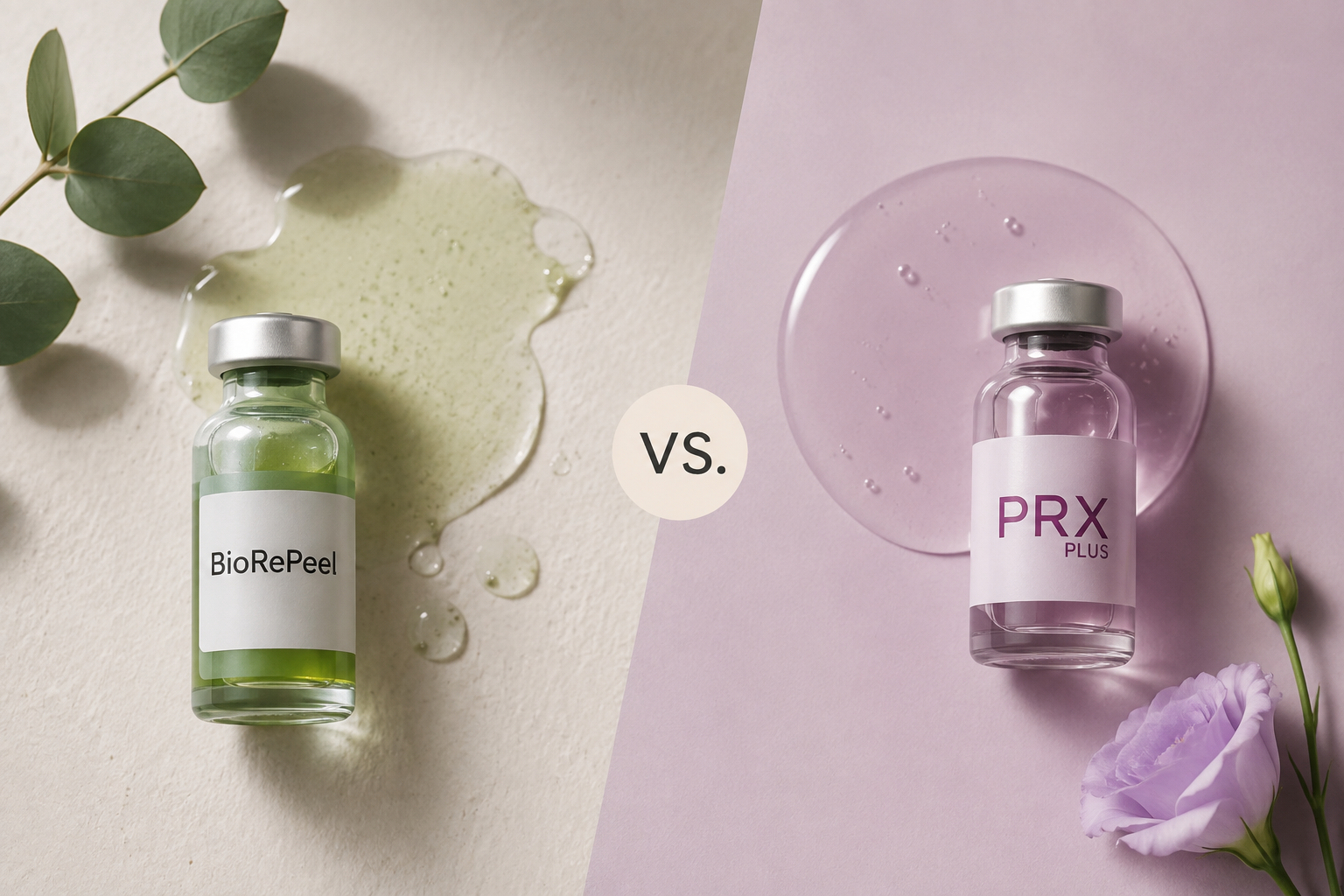 BioRePeel vs. PRX Plus: Which No-Downtime Treatment Is Right for Your Skin?