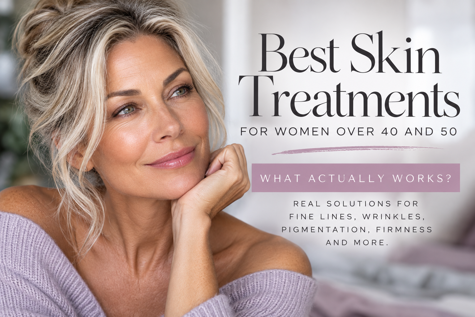 Best Skin Treatments for Women Over 40 and 50: What Actually Works?