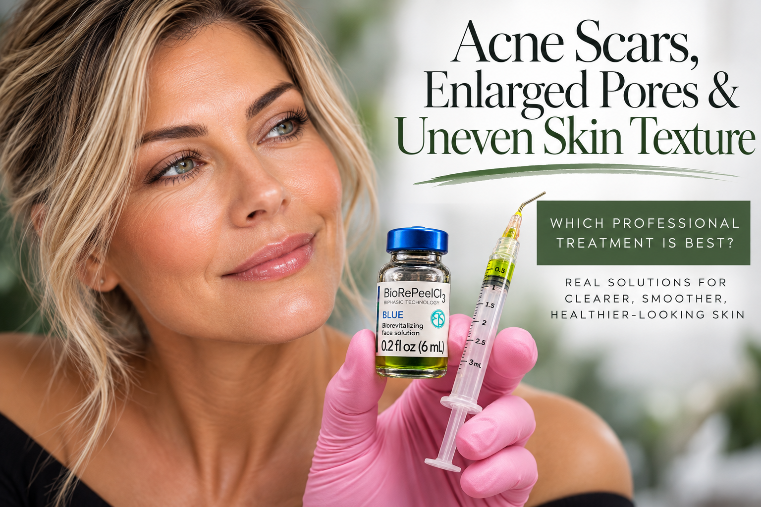 Acne Scars, Enlarged Pores &amp; Uneven Skin Texture: Which Professional Treatment Is Best?