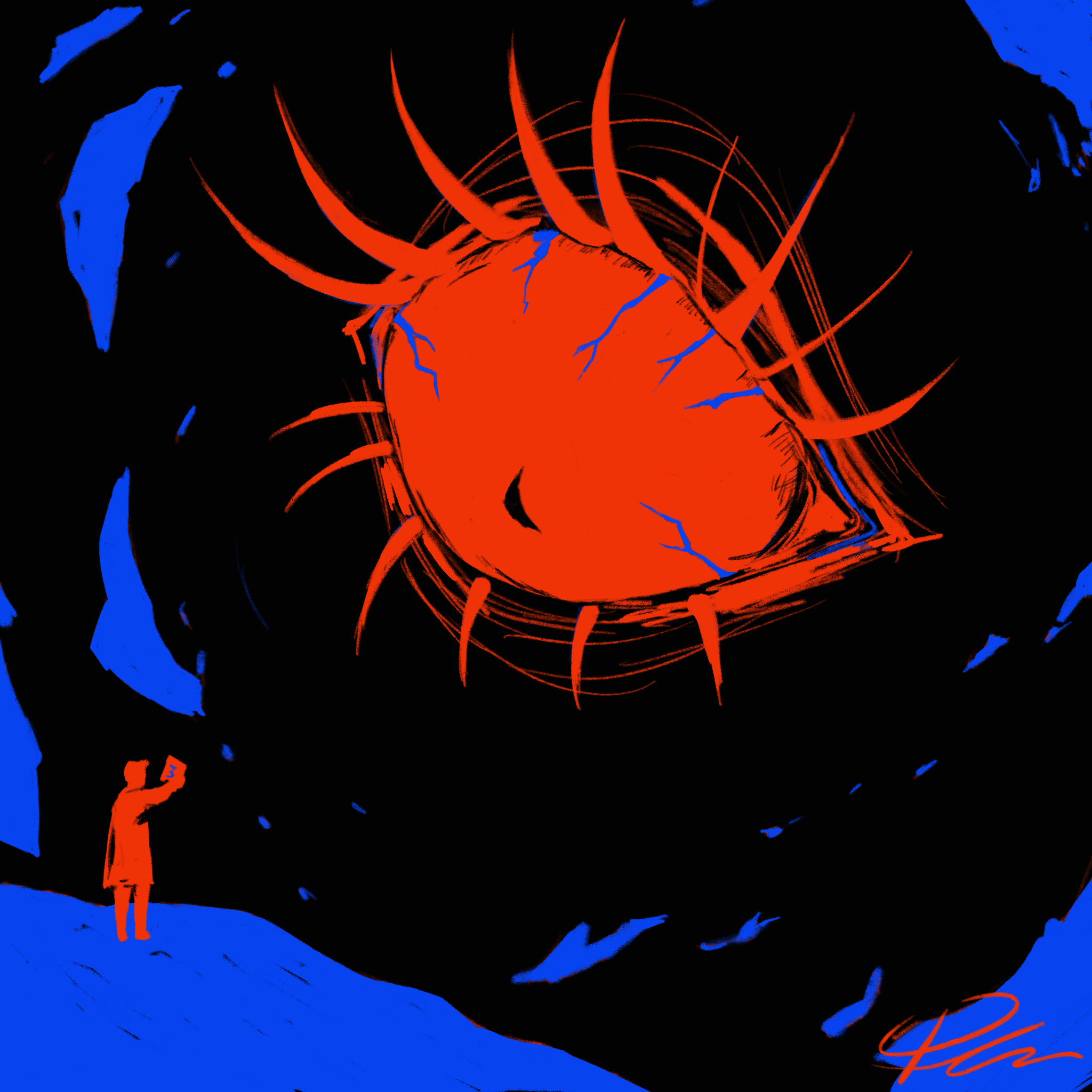 ...And The Void Stares Back
12"x12"
