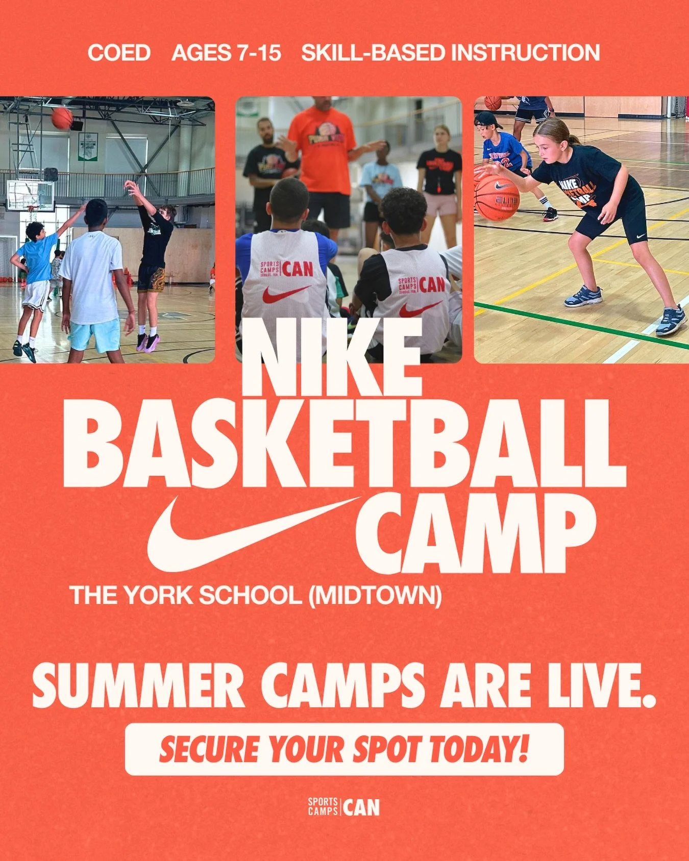 Athletes looking to level up your game this summer, you won&rsquo;t want to miss out! Join us on the court at The York School 

Registration is open for Summer camp, running June 29th - Aug 28th. 

Spots are filling up fast! Get all the details and s