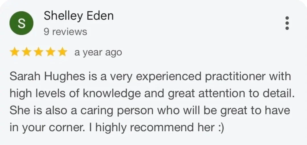 Screenshot of google review from a happy Thrive HR client