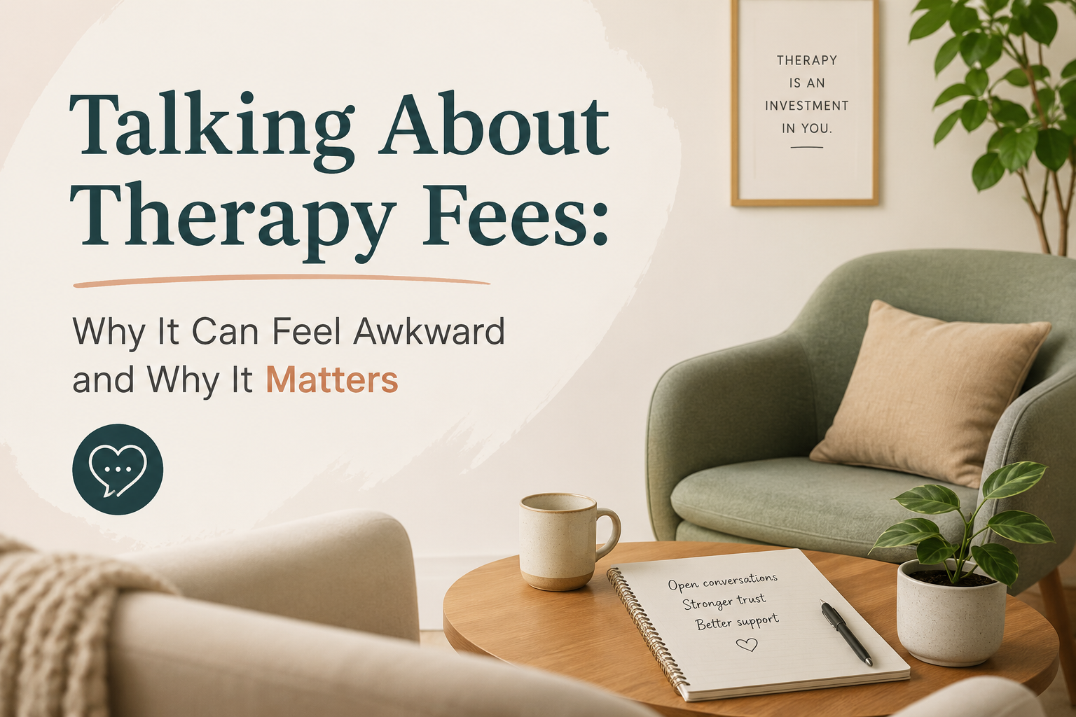 Talking About Therapy Fees: Why It Can Feel Awkward and Why It Matters