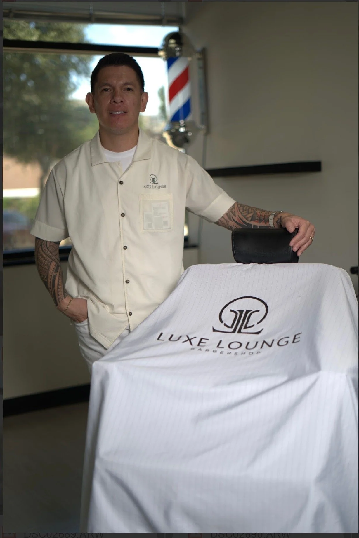 Jorge CEO Luxe Lounge Barbershop