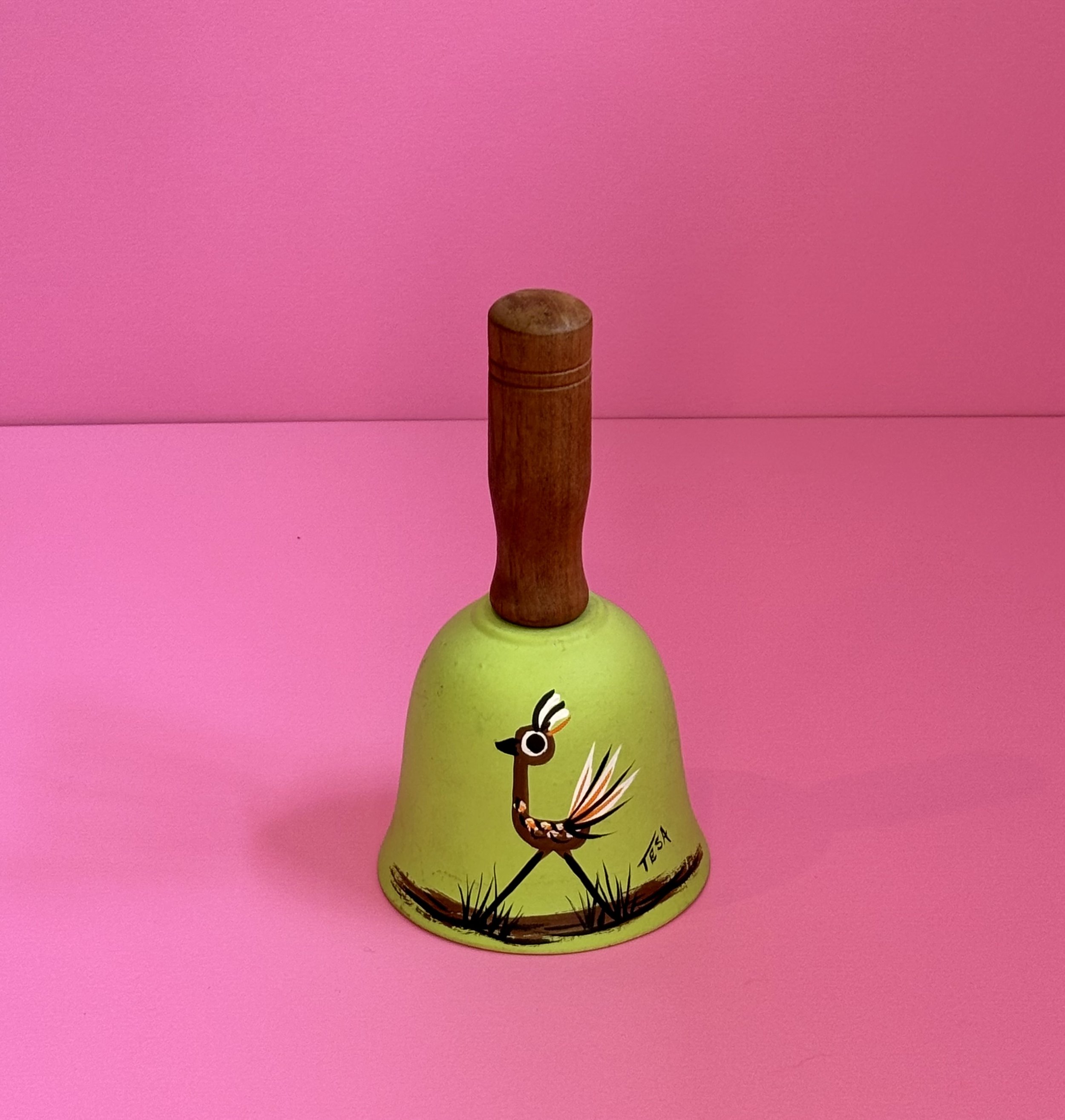 HANDHELD BELLS feel antiquated and special in an era where we text one another from different rooms in the same house. There is something irresistible and satisfying about ringing a bell for attention at any age. And they look great as part of a book